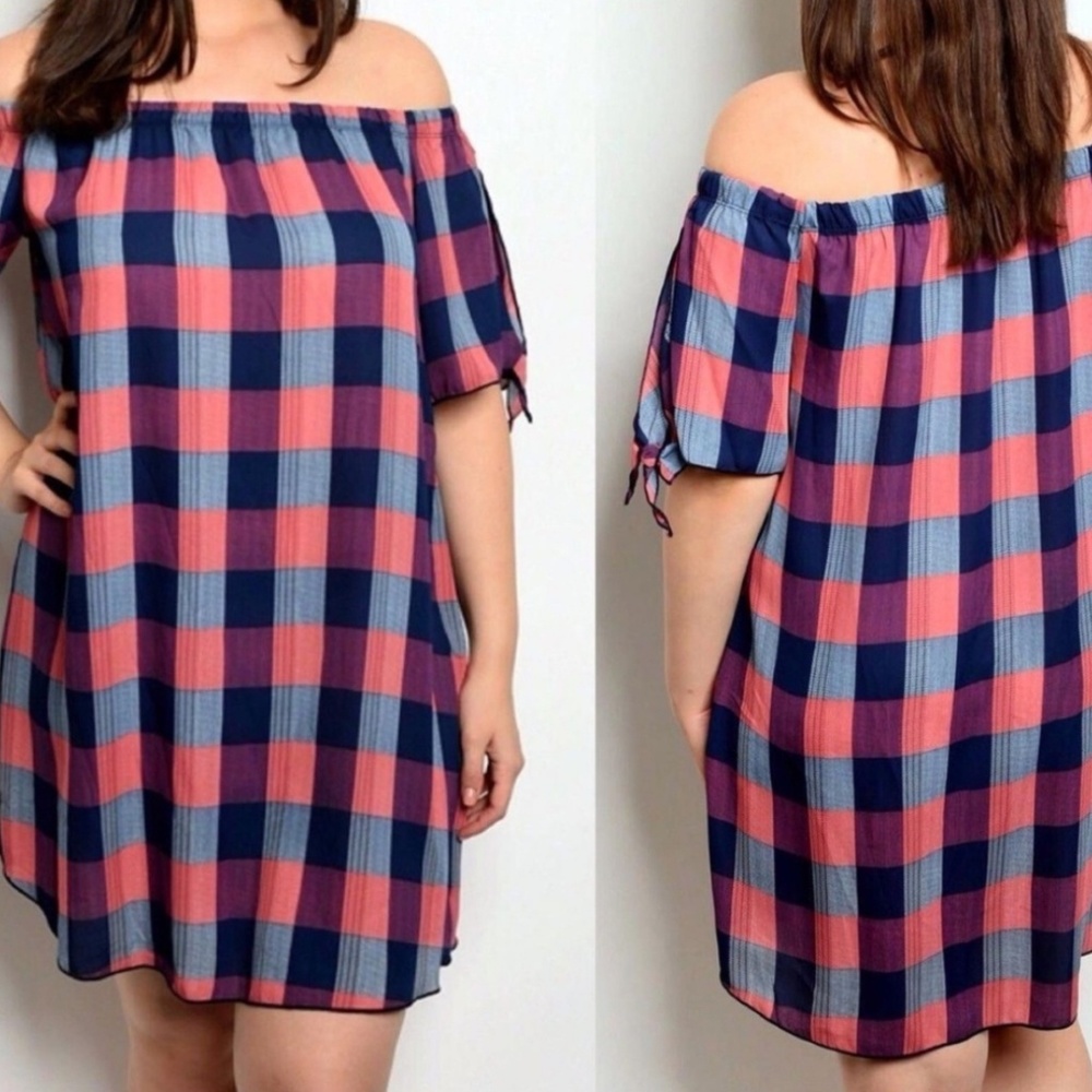 🌺NWT Checker/Plaid Dress - Picture 4 of 5